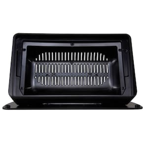 Moldura 9 Polegadas Universal Preta Painel Superior Plano Central Multimidia Som
