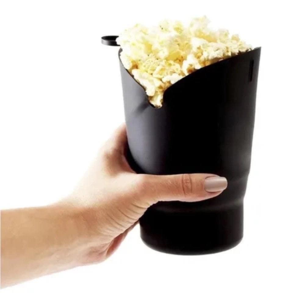 Pipoqueira Microondas Silicone Retratil Sem Oleo Balde Multiuso Para Macarrao Arroz Ideal Para Cozinha E Preparo Rapido
