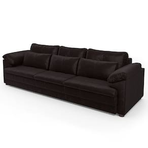 Sofá Retrátil 3 Lugares Para Sala 297cm Dijon Couro Bordô S07 - Mpozenato