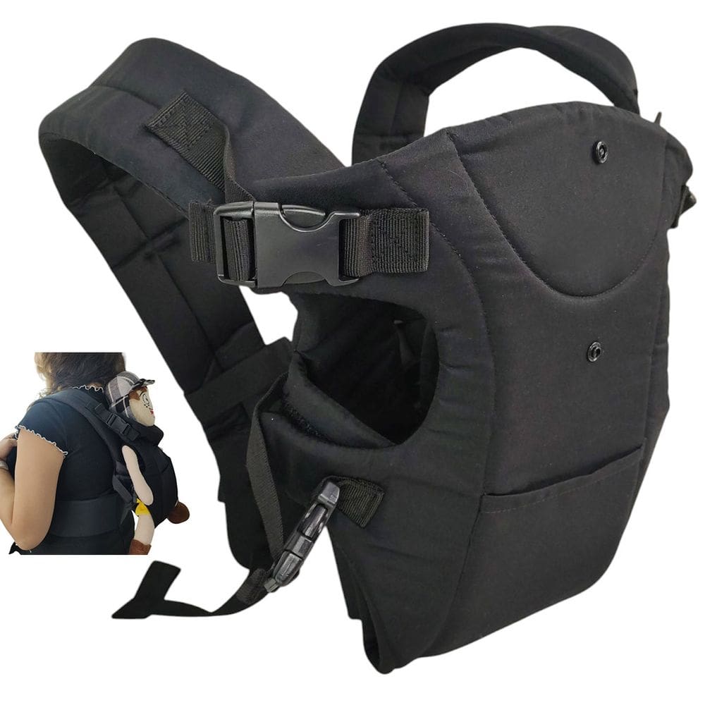 Canguru Carregador Bebe Criança Viagem Passeio Sentado Bolso Alça Ajustavel Confortavel Macio Pratico Resistente Seguro