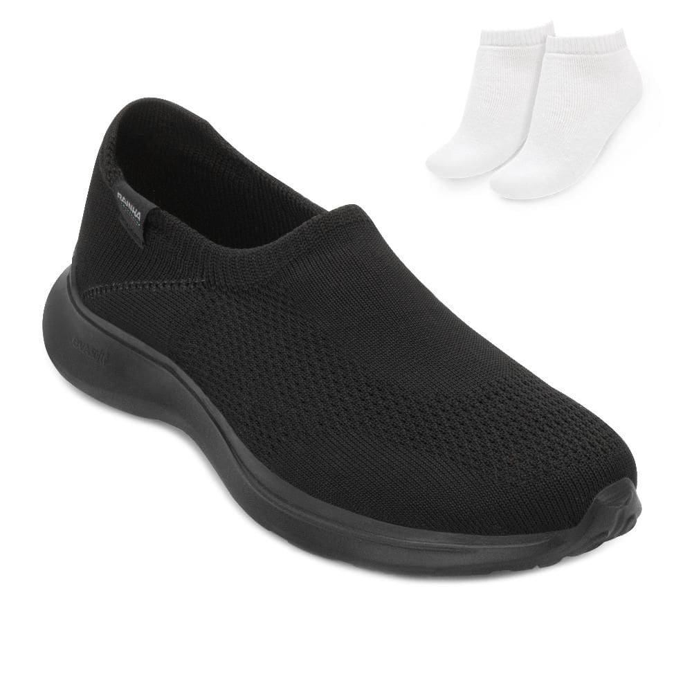 Tênis Slip On Rainha Charm e Meia RN25