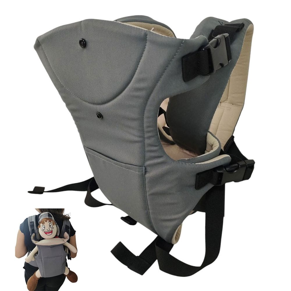 Canguru Carregador Criança Bebe Sentado Passeio Viagem Bolso Alça Ajustavel Seguro Confortavel Resistente Praticidade