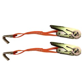 Catraca Movel Amarraçao Carga Kit 2 Uni Gancho J Reforçado Resistente Obra Mudança Multiuso