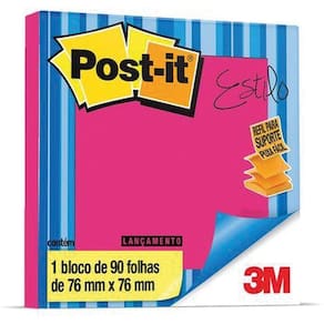 Bloco De Recado Post-It Pop up Refil R330 76 X76 Rosa