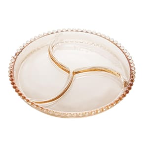 Petisqueira Cristal Pearl Âmbar 24Cm - Wolff