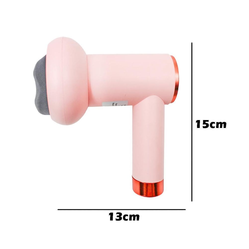 Massageador Vibratório - Corporal USB 5 em 1 Elétrico Rosa