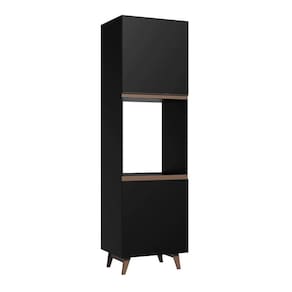 Torre-Quente Madesa Reims 60 Cm 2 Portas - Preto