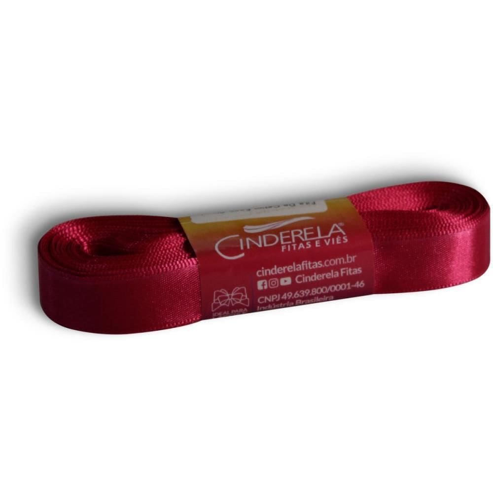 Fita De Cetim 15Mm Com 10 Metros Pink