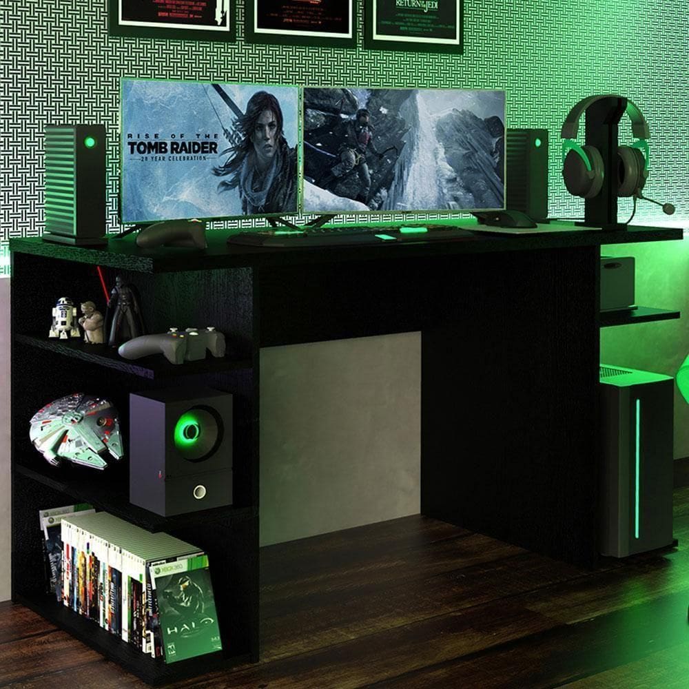 Mesa Para Gamer Madesa - Preto