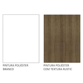 Cozinha Completa 100% Mdf Madesa Acordes Branco Rustic