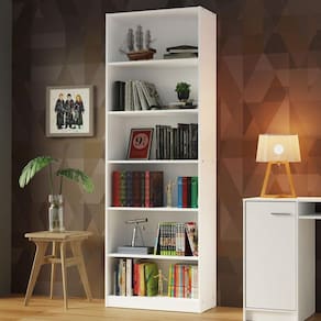 Estante Livreiro Madesa com 6 Nichos - Branco