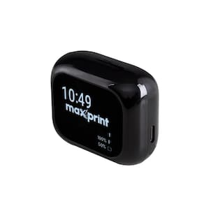 Fone Bluetooth TWS FBT3001 Preto, com ANC e Display Touch, 65000008