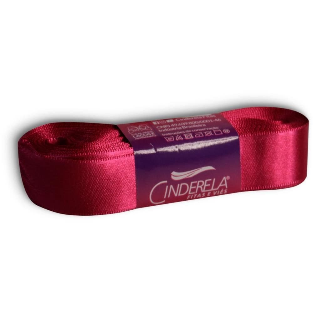 Fita De Cetim 22Mm Com 10 Metros Pink