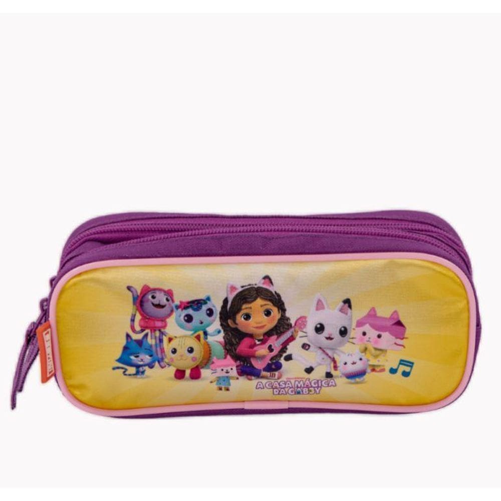 Estojo Infantil Duplo - A Casa Mágica Da Gabby