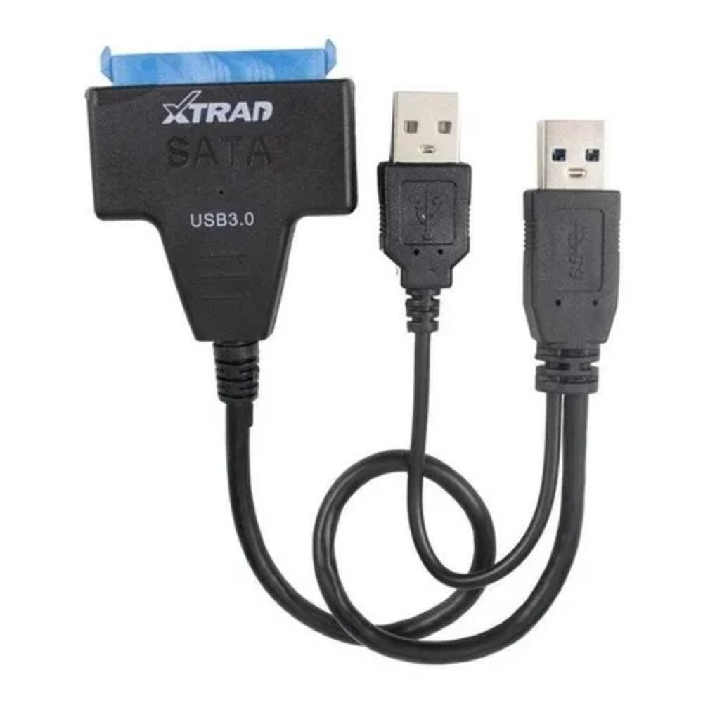 Cabo Usb 3.0 Para Sata Com Entrada 12V Hdd 3.5