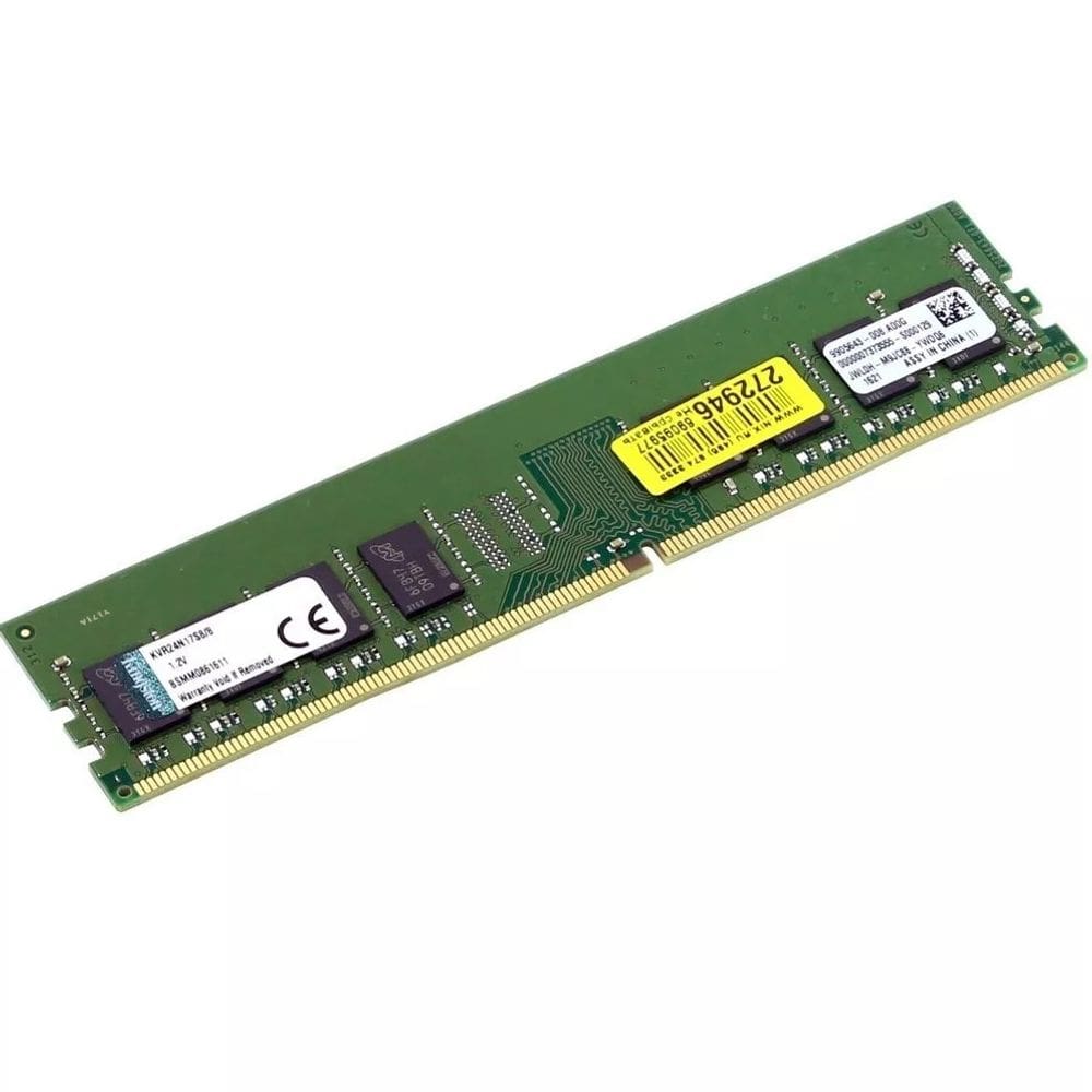 Memória Kingston 8Gb Ddr4 2400Mhz Cl15 Kvr24N17S8/8