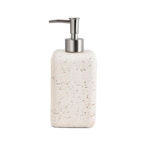 Porta Sabonete Líquido Mart em Poliresina 210ml Organic 19cm