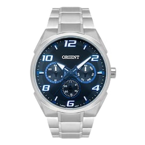 Relógio Masculino Orient Mbssm084 P2Sx Prata Aço Azul