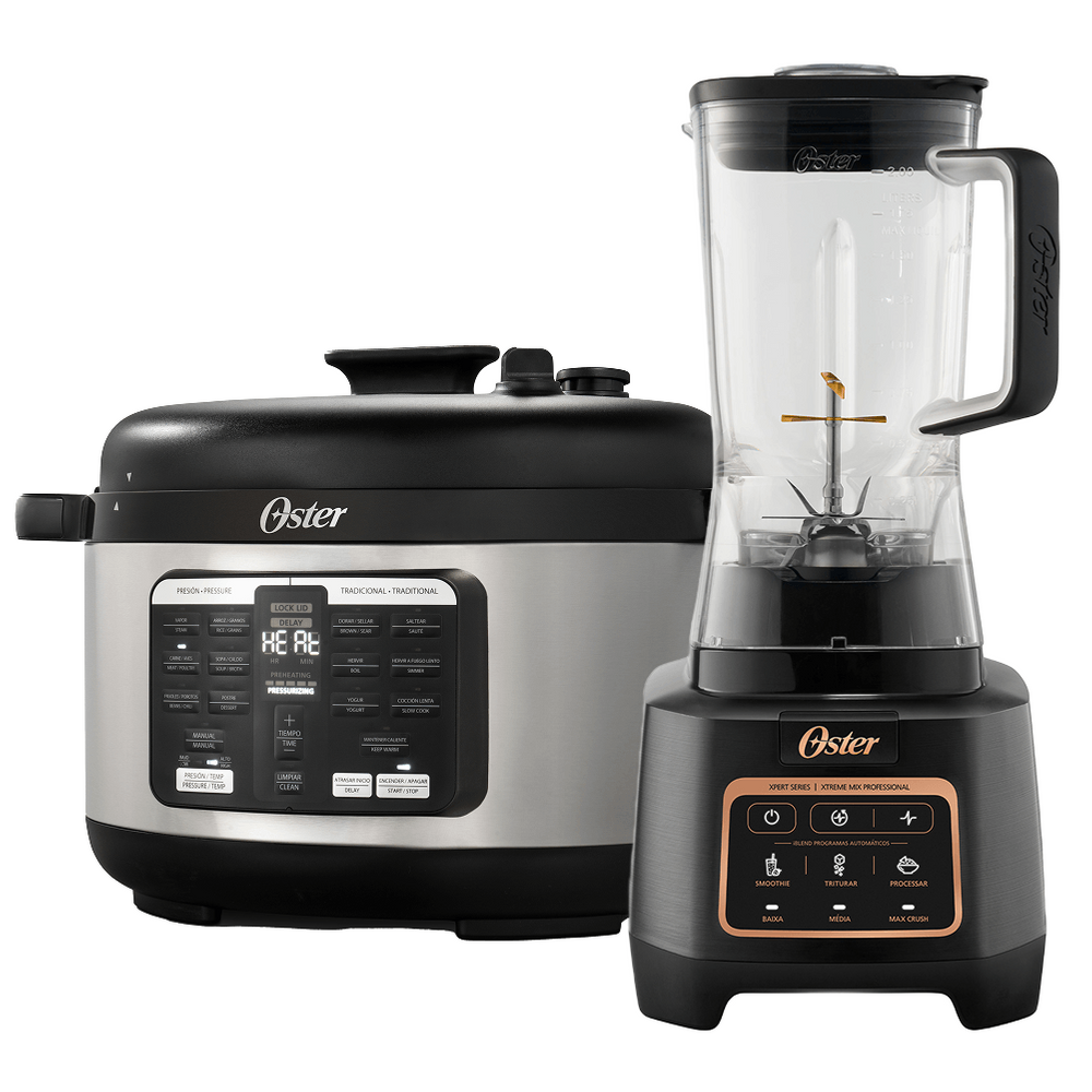 Kit Liquidificador Xtreme Mix e Panela Multifunções 5,7L Oster