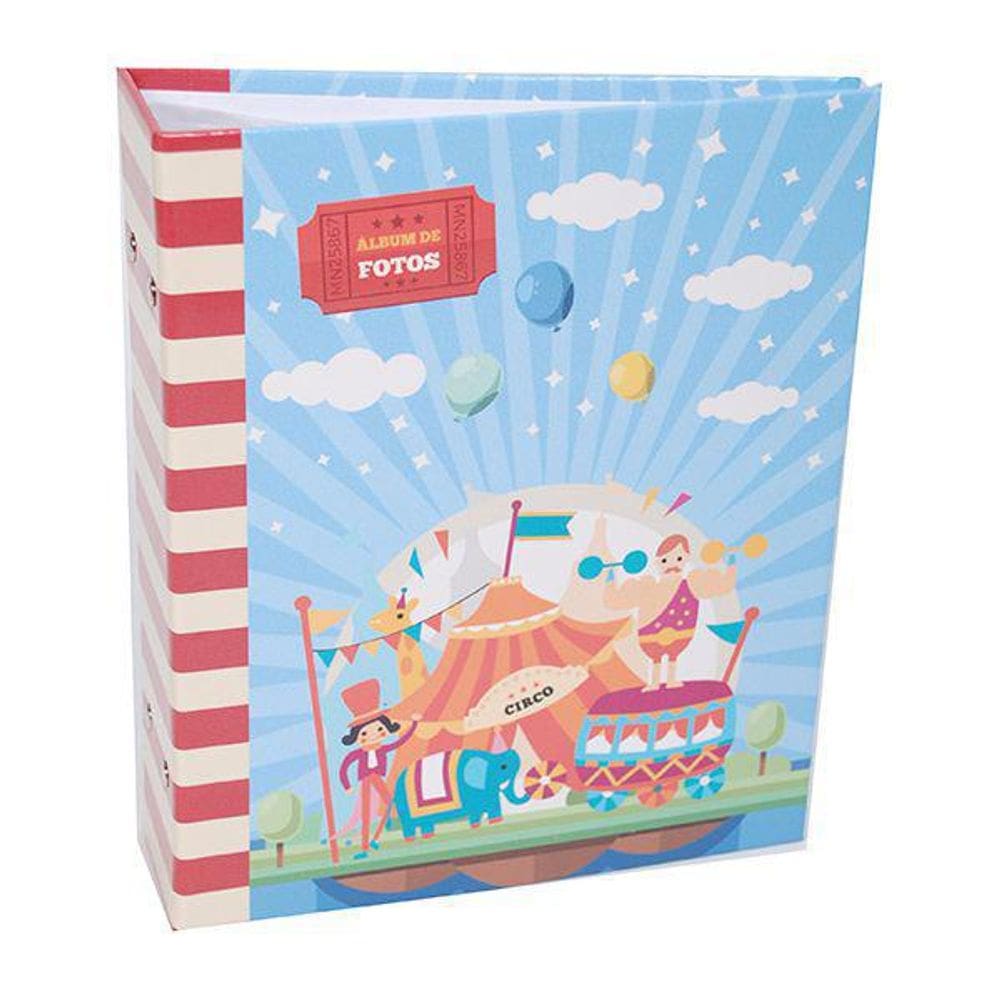 Álbum Infantil 300 Fotos 10X15Cm Rebite - Ical 282