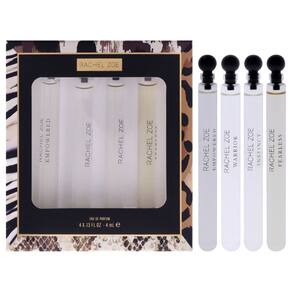 Mini conjunto de presentes femininos Perfume Rachel Zoe, 4 peças