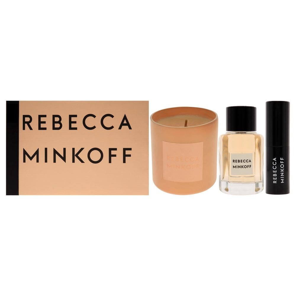 Perfume Rebecca Minkoff, conjunto de presente de outono de 3 peças para mulheres