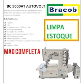Colarete Industrial Direct Drive-Bracob BC 5000AT+1 viés