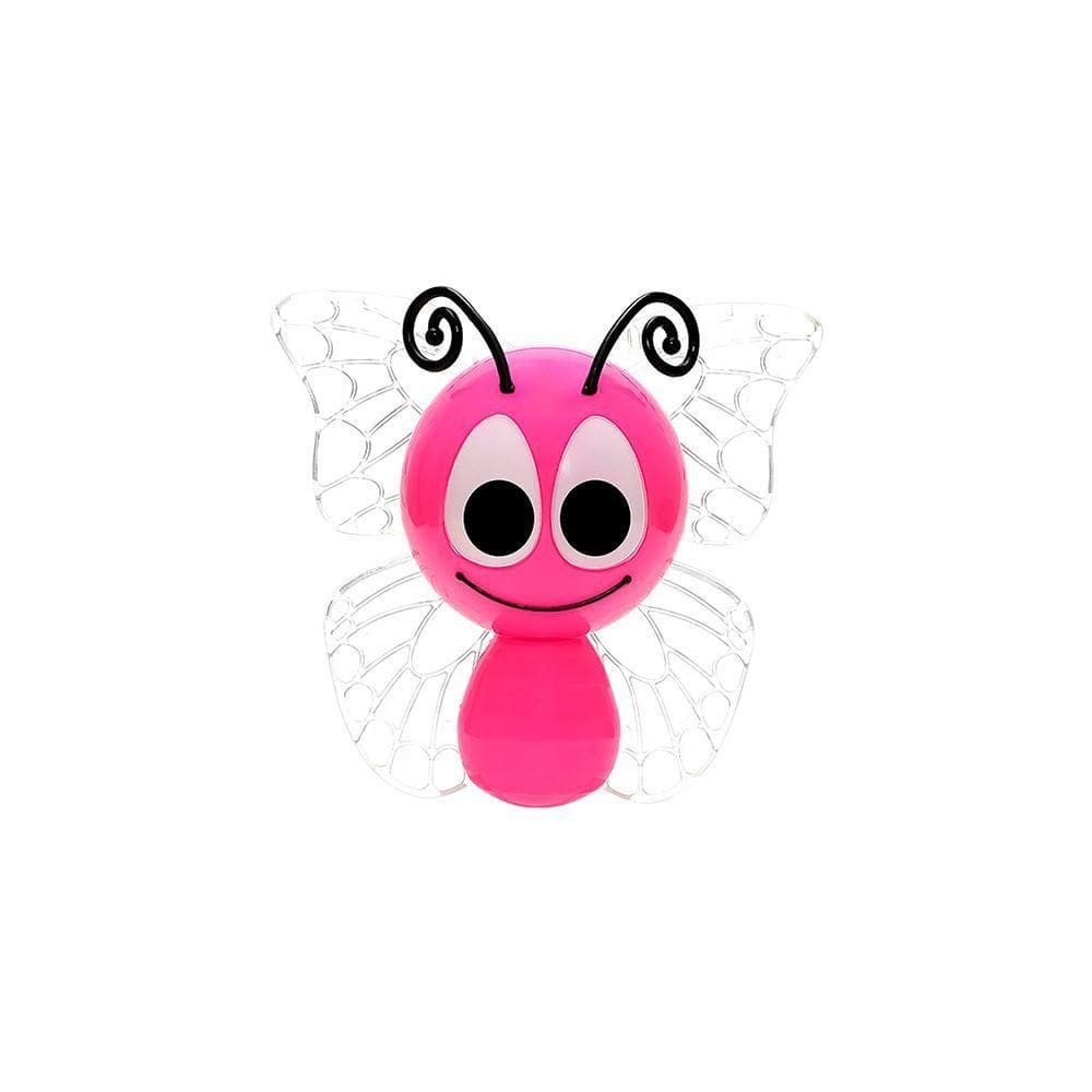 Luz Noturna Taschibra Led Farfalla Com Sensor Com Controle Da Luz 0,5w Bivolt Rosa