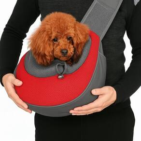 Bolsa De Ombro Para Transporte De Pet Cachorro Gato Canguru Transversal Tiracolo Luxo
