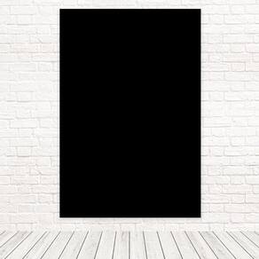 Painel Retangular Tecido 3D Preto 1,50X2,20 Frt-5364