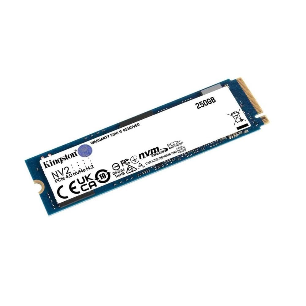 Ssd M.2 Nvme Pcie 250gb Gen 4.0 Kingston Nv2 M.2 2280