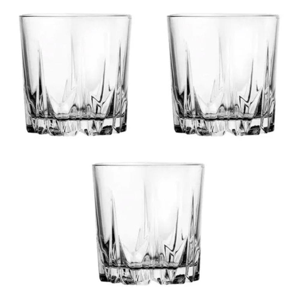 Kit 3 Copo De Vidro Para Whisky Karat 295Ml - Pasabahce