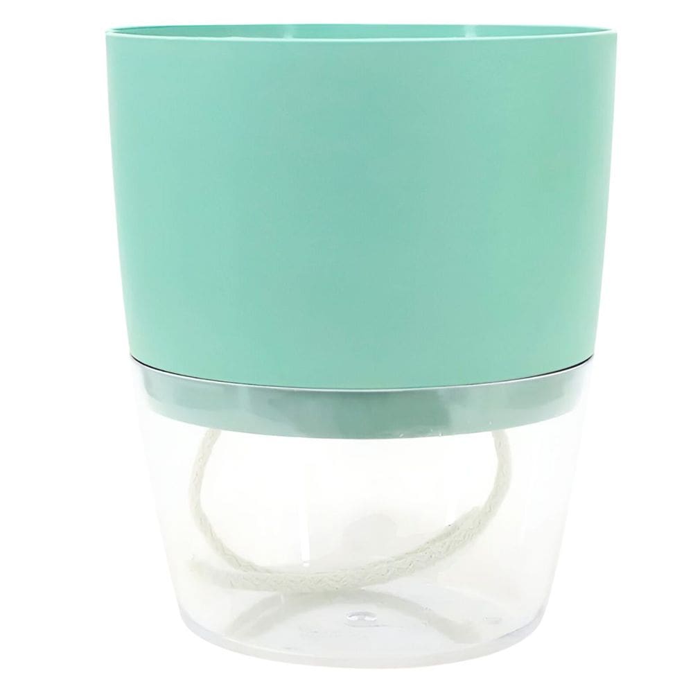 Vaso Acqua Autoirrigável (12x14) Cor Verde Vintage VASART