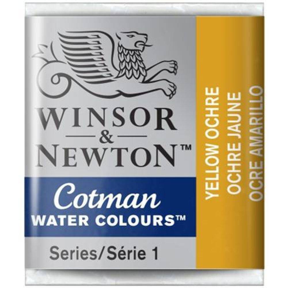Aquarela Cotman W&N Yellow Ochre Half Pan 744
