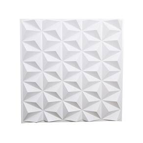 Kit 5 Placas Revestimento Parede Pvc 3D Relevo Triangulos