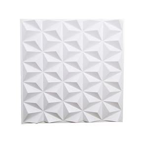 Kit 5 Placas Revestimento Parede Pvc 3D Relevo Triangulos