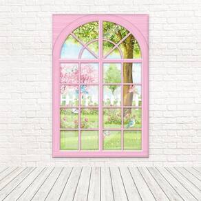 Painel Retangular Tecido 3D Casa De Bonecas 1,50X2,20 5295