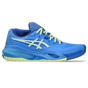 Tênis Asics Gel Resolution X Azul e Amarelo Feminino