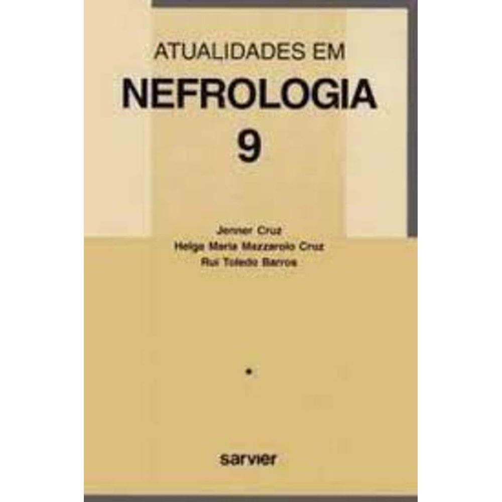 Livro - Atualidades Em Nefrologia - Volume 9