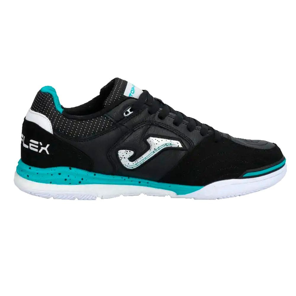 Chuteira Futsal Joma Top Flex Rebound Preto e Azul Masculino