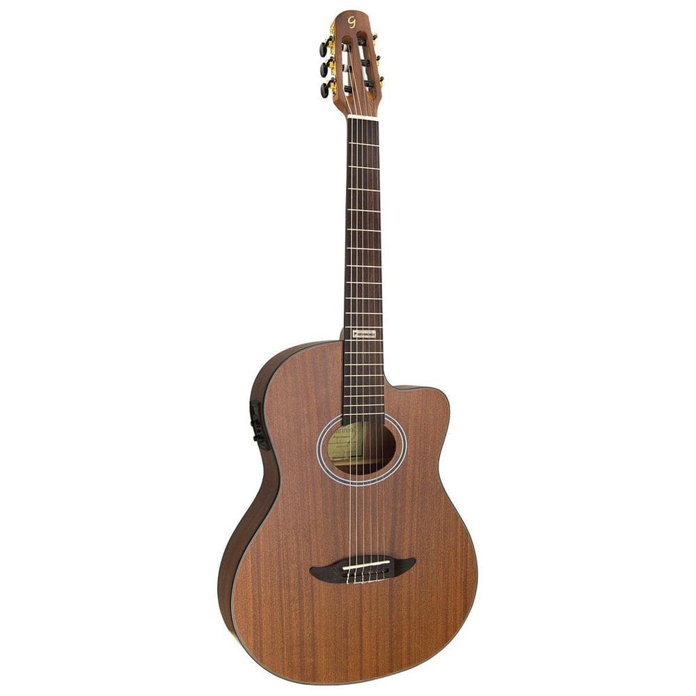 Violão Flat Cutaway Nylon Gnf3 Ceq Ws Walnut Satin 3 Bandas
