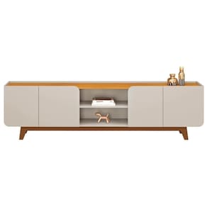 Rack Para Sala Bancada De 75 Pol 220cm D04 Cedro-bali - Mpozenato