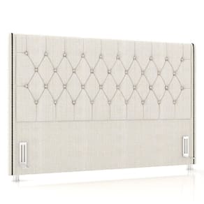 Cabeceira Cama Solteiro 90cm Florenza P02 Linho Creme - Mpozenato