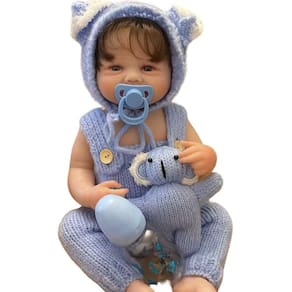 Bebe Reborn Menino Todo Em Silicone De Vinil Macio Artesanal Realista