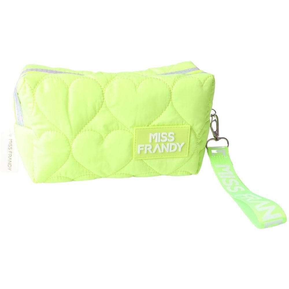 Necessaire Puff De Maquiagem Design Fofo E Funcional Miss Frandy Verde Neon