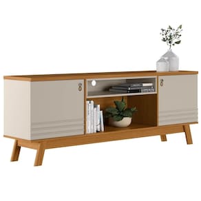 Rack Para Sala Até 75 Pol. 180cm Color L06 Nature-off White - Mpozenato