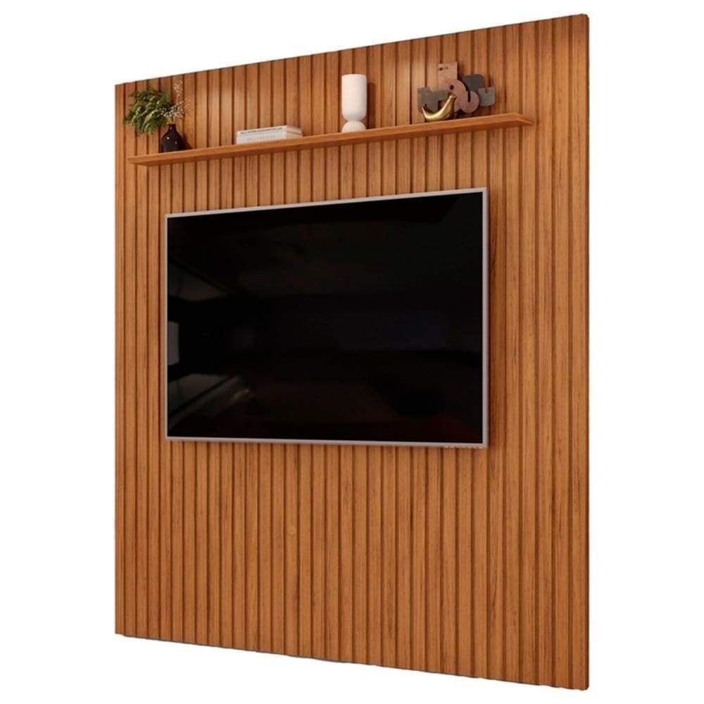Painel 75 Pol 223cm Suspenso Ripado Noah D04 Freijó - Mpozenato