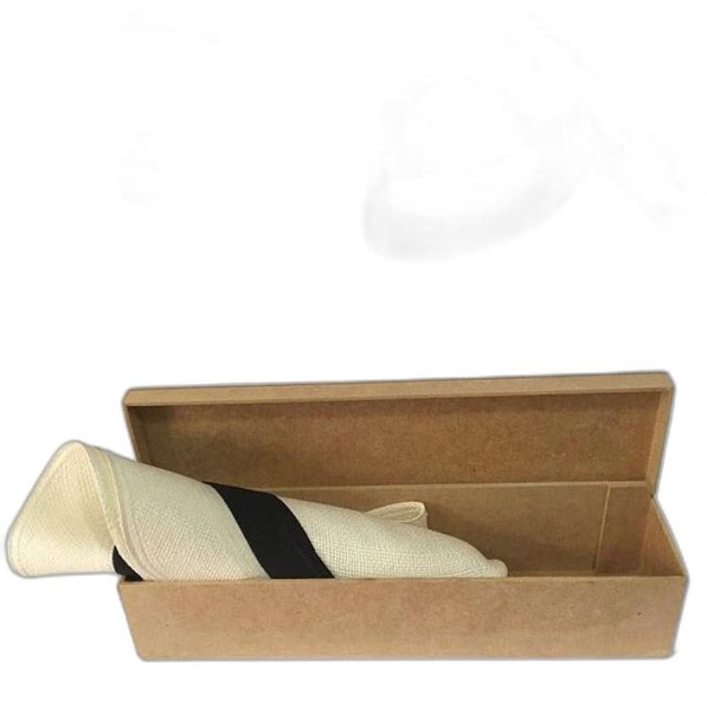 Chapéu Panamá Semi Fino - Branco Palha - Feminino - Gg