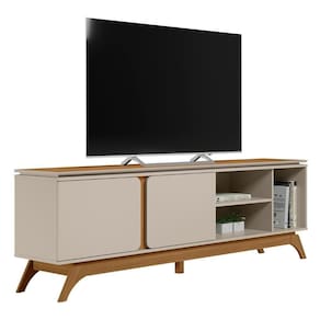 Rack Para Sala De 70 Polegadas 200cm Nice L06 Nature-off - Mpozenato