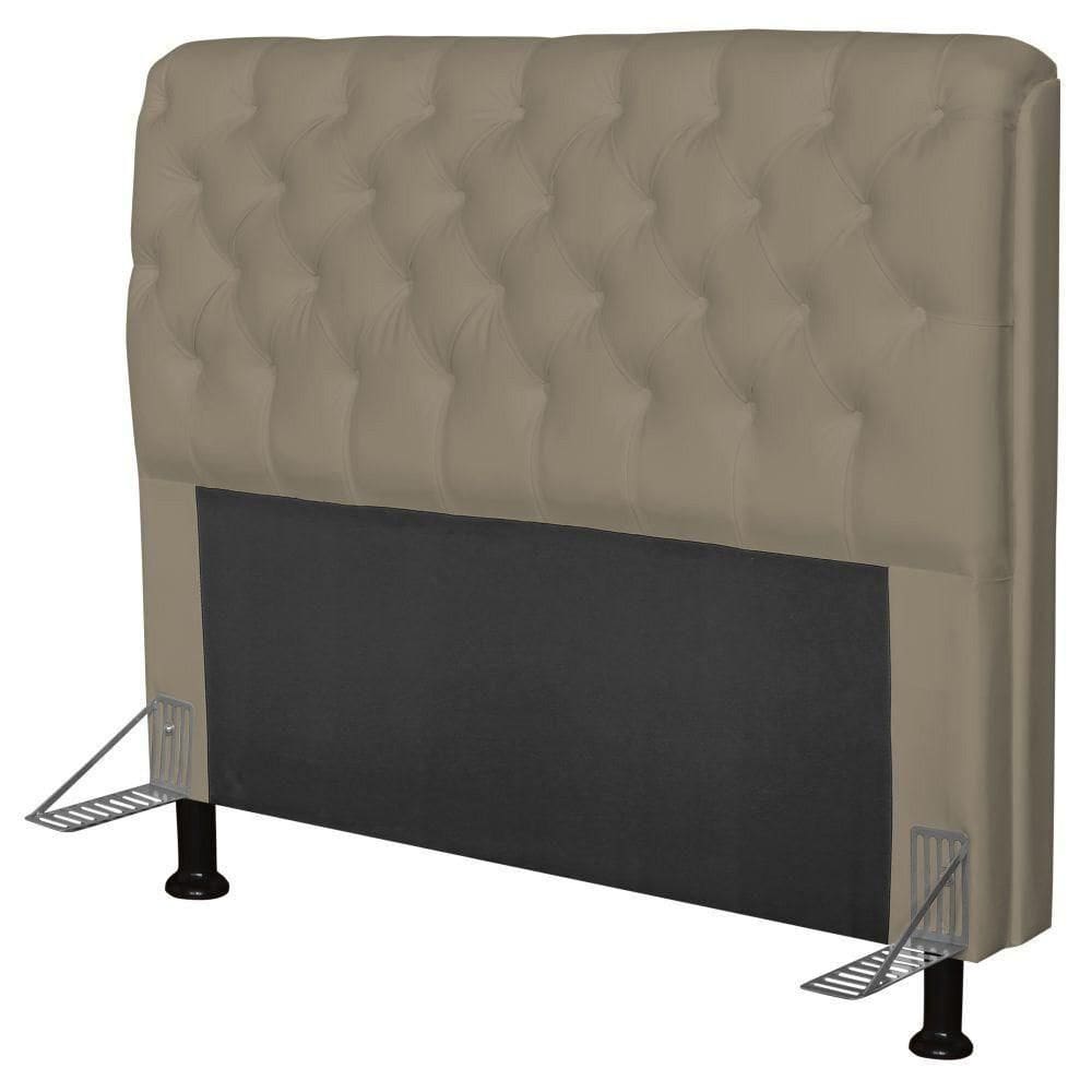 Cabeceira Paris Para Cama Casal 195 Cm Paris Corano Areia - Js Móveis